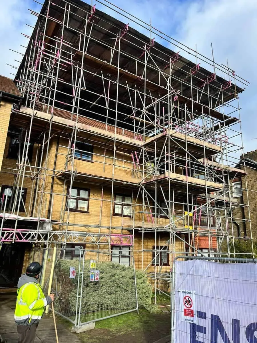Residential scaffolding project Croydon